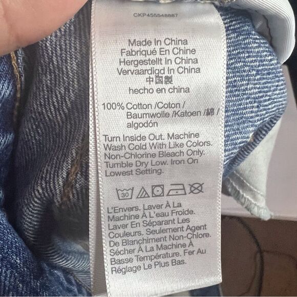 Madewell Mom Jean Short in Streamside Wash‎ Size 27 - Picture 9 of 9